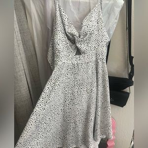 shein open back dress